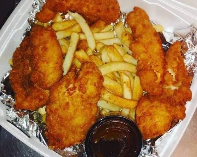 3 Tenders w/ Fries.